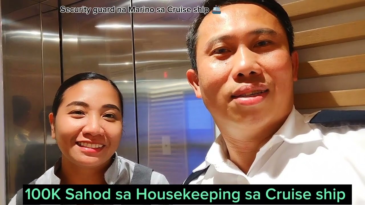 100k sahod ng Housekeeping sa Cruise ship 🚢⛵