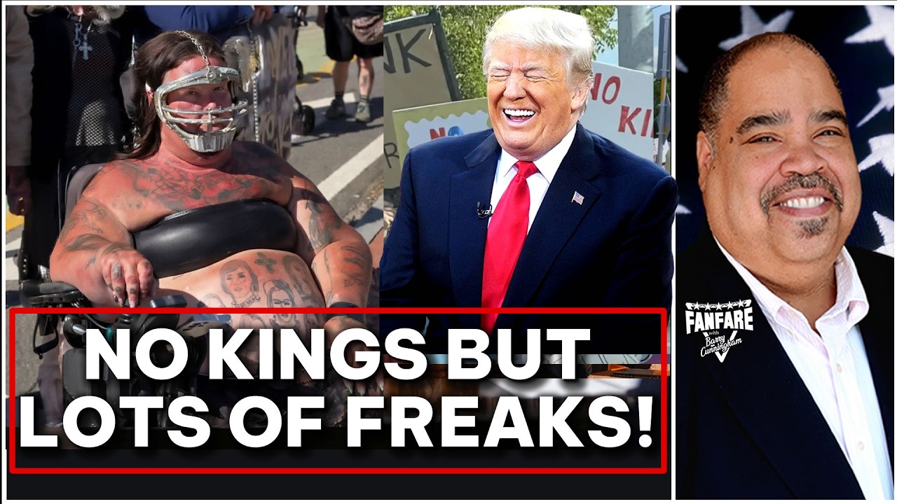 No Kings In Sight But LOTS Of Freaks!  President Trump  Triggered Them Into Futility!