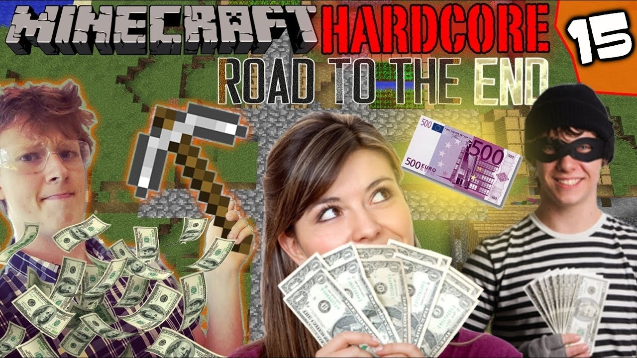 Hoe moeilijk is geld printen? - Minecraft Hardcore Road To The End #15