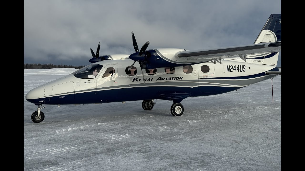 Flying on a Tecnam Traveller in Alaska - Kenai to Anchorage on a P2012