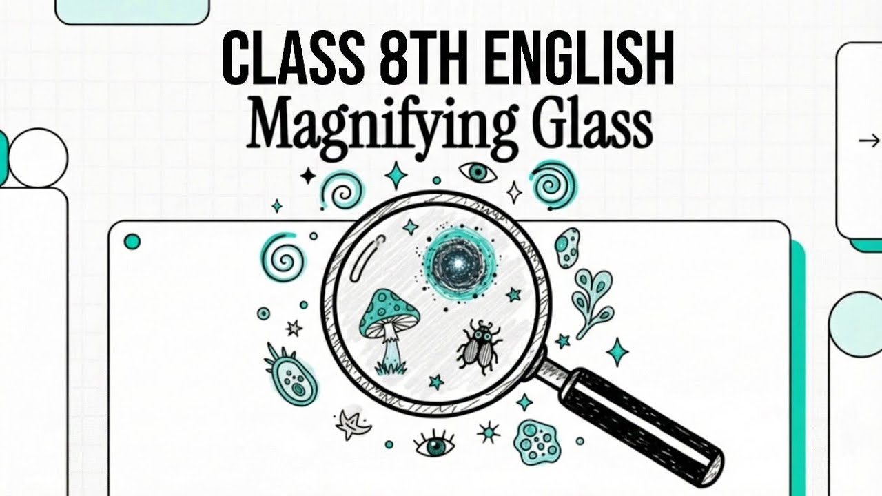 Magnifying Glass | Class 8 English Poorvi Unit 5 | Full Hindi Explanation