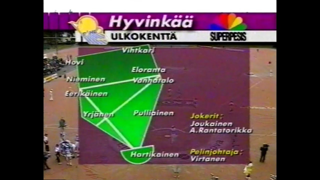 Hyvinkää - Sotkamo, 14.9.1996, miesten superpesiksen 2. loppuottelu