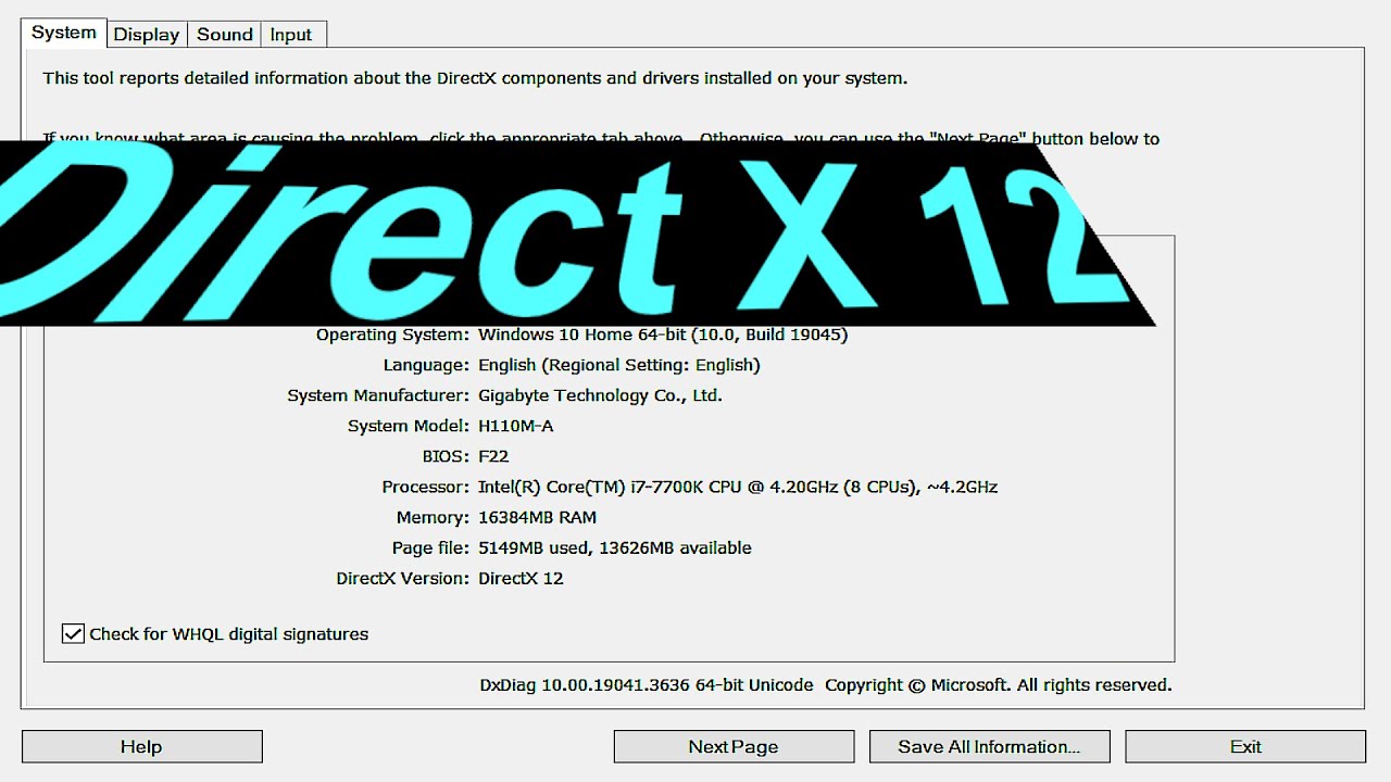 Как включить DirectX 12 на компьютере с Windows 10/11