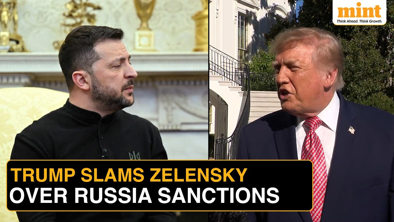 Trump Hits Back at Zelensky Over Russia Sanctions Waiver | 'He Doesn't Know What He's Talking About'