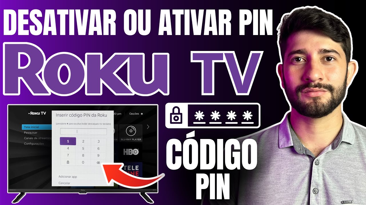 Como Ativar ou Desativar Senha PIN da ROKU TV (Passo a Passo)
