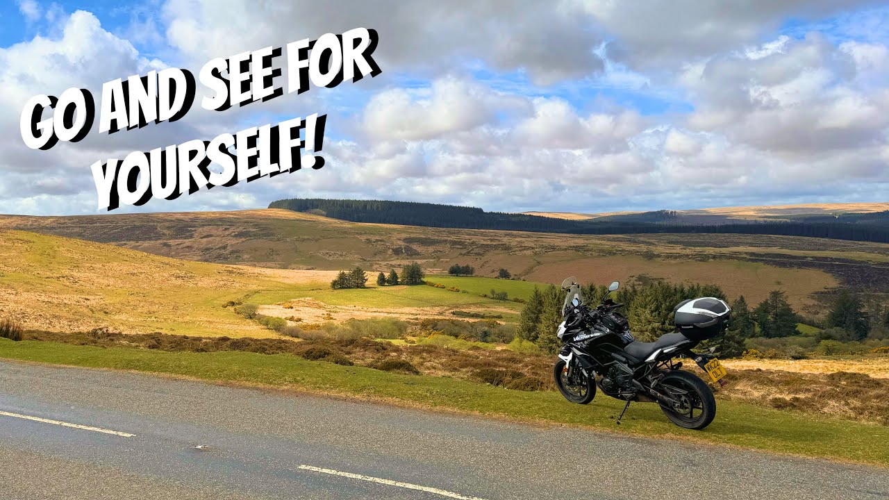 South Englands most scenic route by Motorcycle! Dartmoor National Park | Kawasaki Versys 650 |