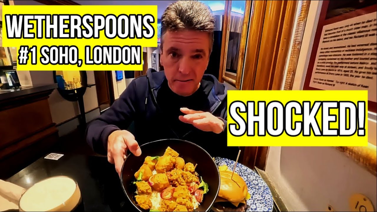 I Ate Lunch at Wetherspoons and I Was SHOCKED! #1 Montagu Pyke, Soho, London