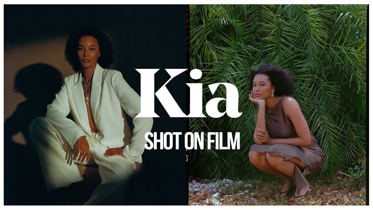 Shooting a model on film indoors and outdoors