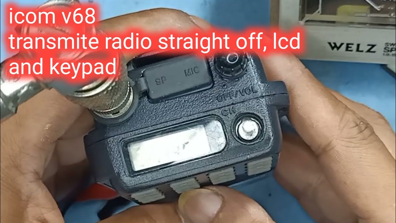 cara ganti lcd radio ht icom ic v68