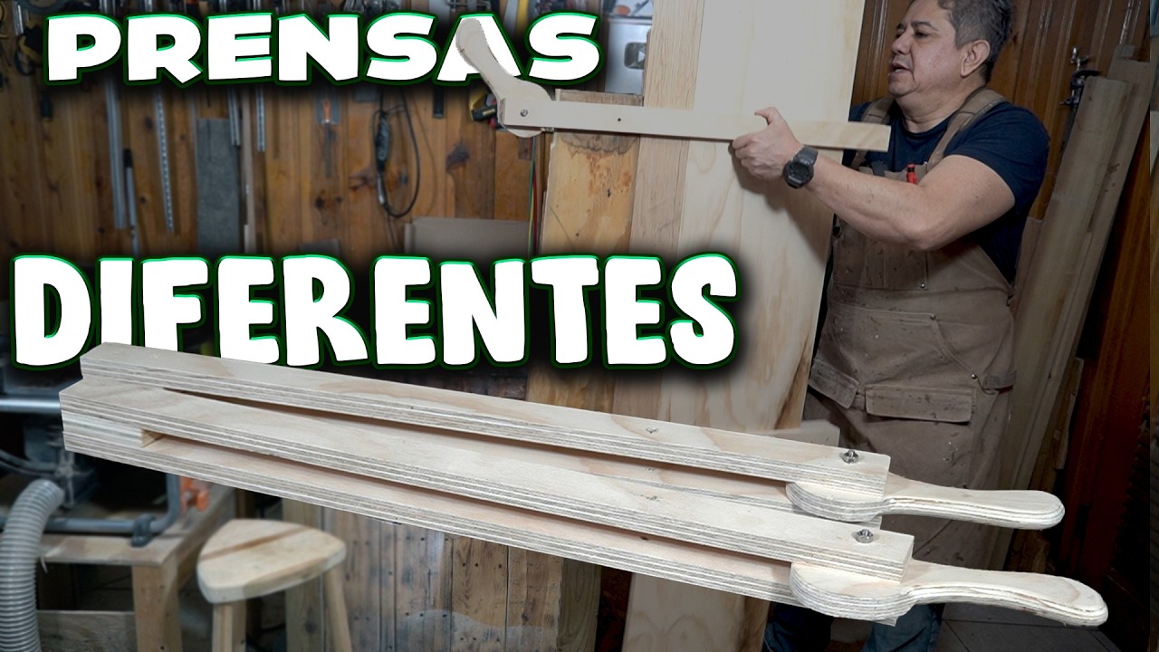 Las PRENSAS Para pegar MADERA que pocos conocen
