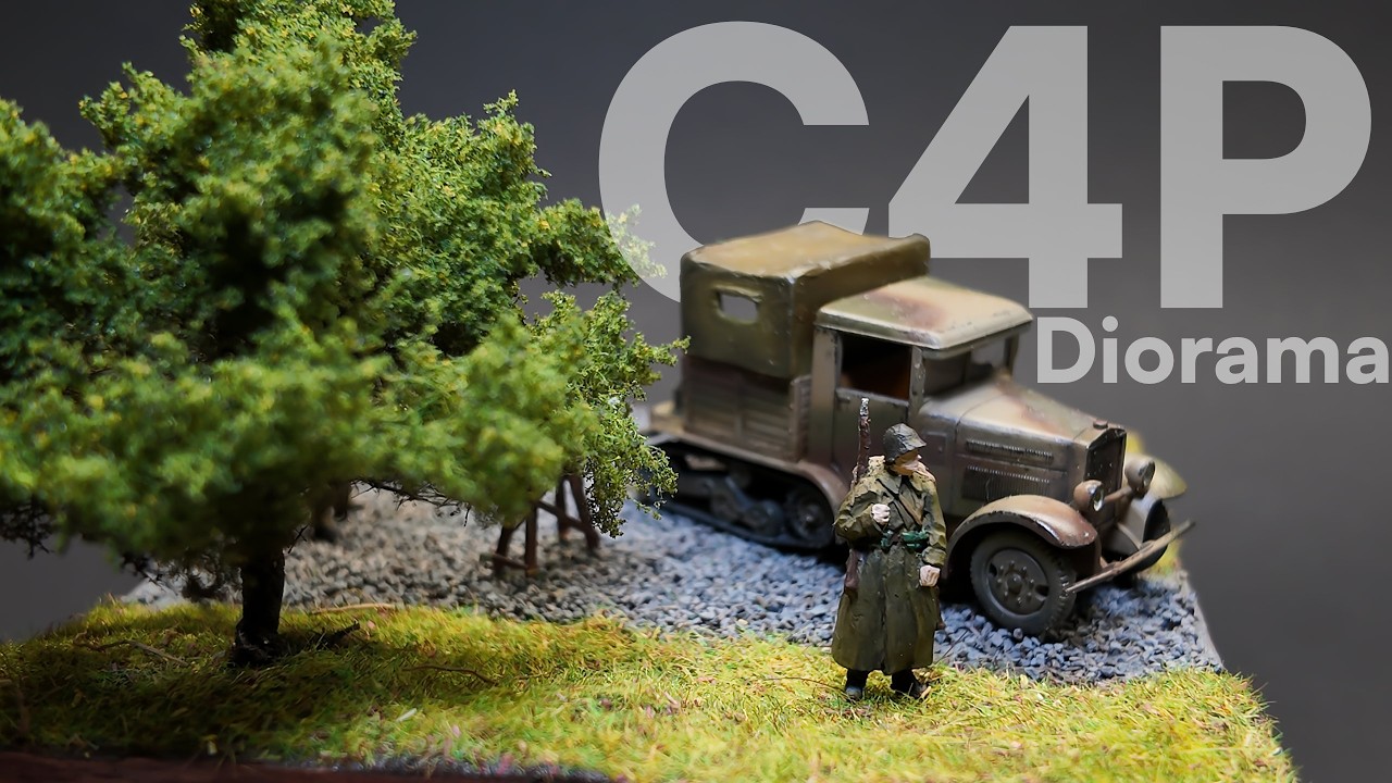 Crucial Delivery - how to make WWII diorama 1/72 miniature scale model build | 4k