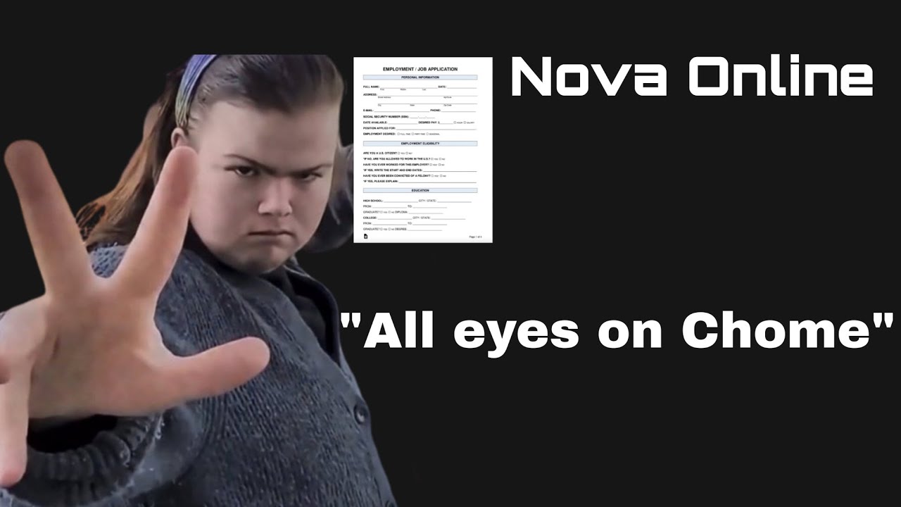 Nova Online: Eating, Venting, and Hiding from Jidion