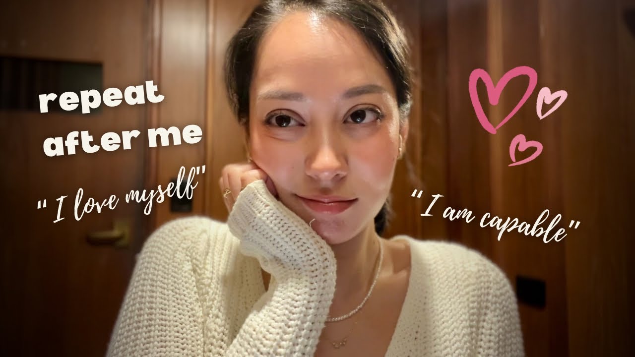 ASMR Repeat After Me 🩷 “I Am” Positive Affirmations for Self-Love