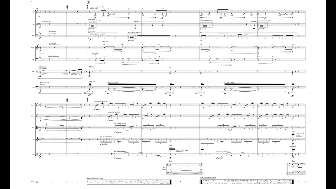 William Dougherty - the new normal (w/ score) (for chamber ensemble and fixed media) (2017)