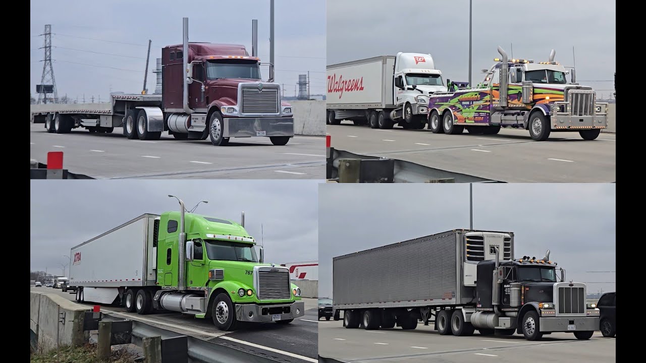 Truck Spotting Vol. 37 (I-75 - Dayton, Ohio)