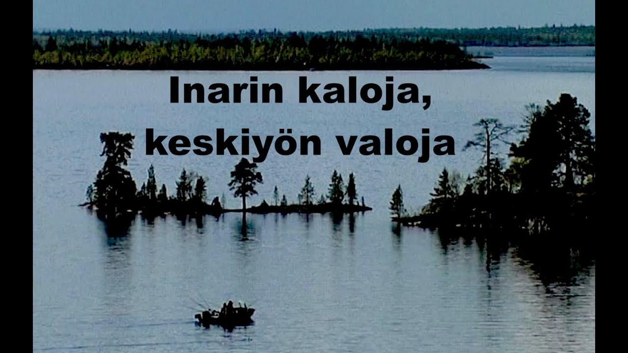 Inarijärvi/ Inarin kaloja, keskiyön valoja (vuodelta 2000)