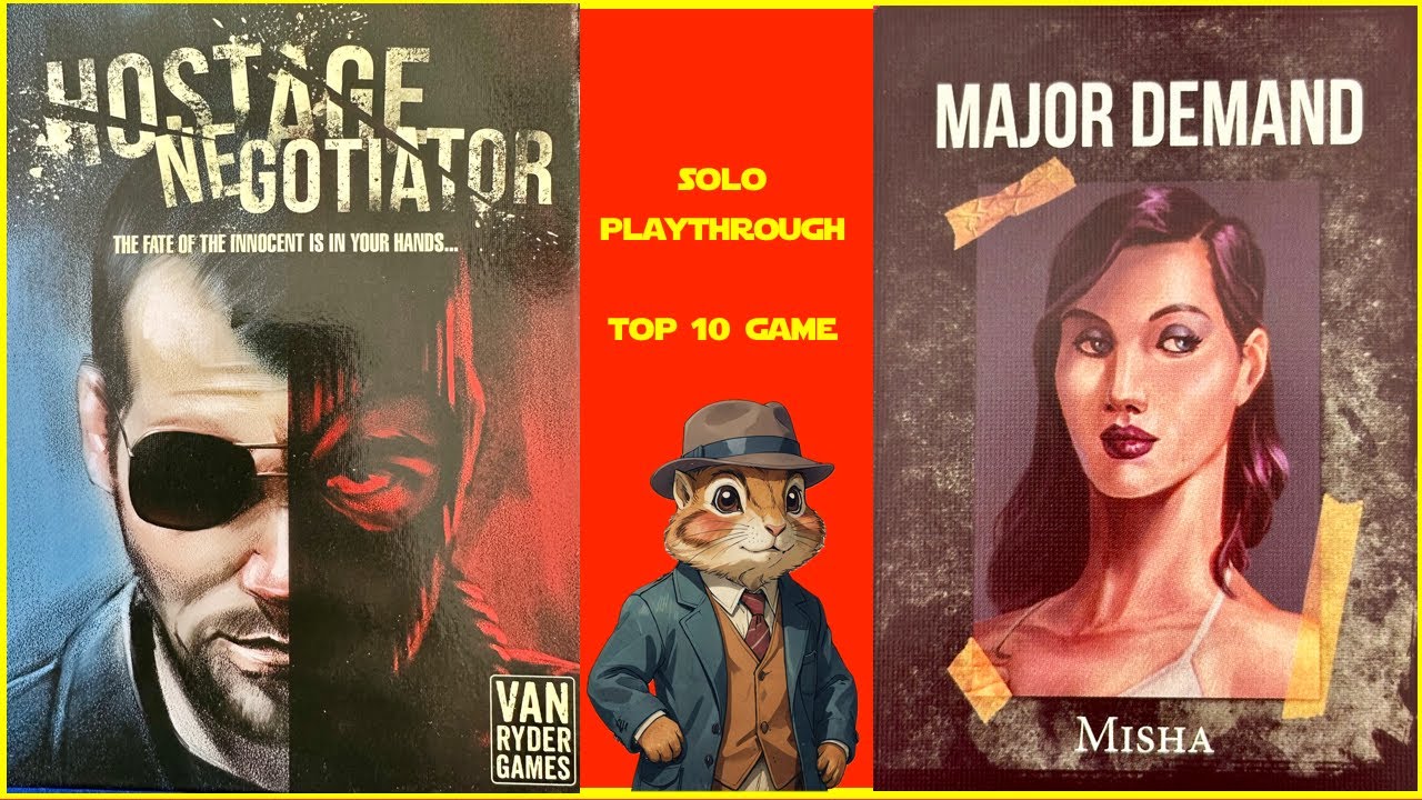 Hostage negotiator solo play through best solo board games  | Watch | Learn | Play