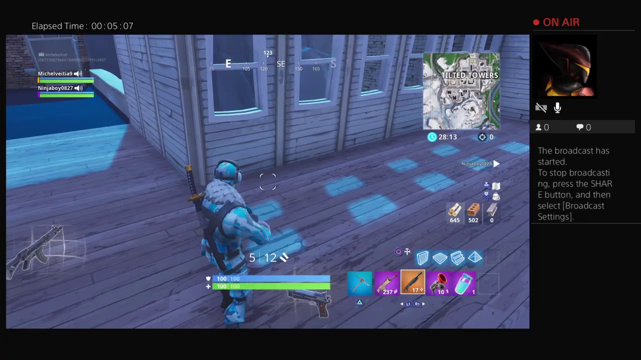Fortnite brodast