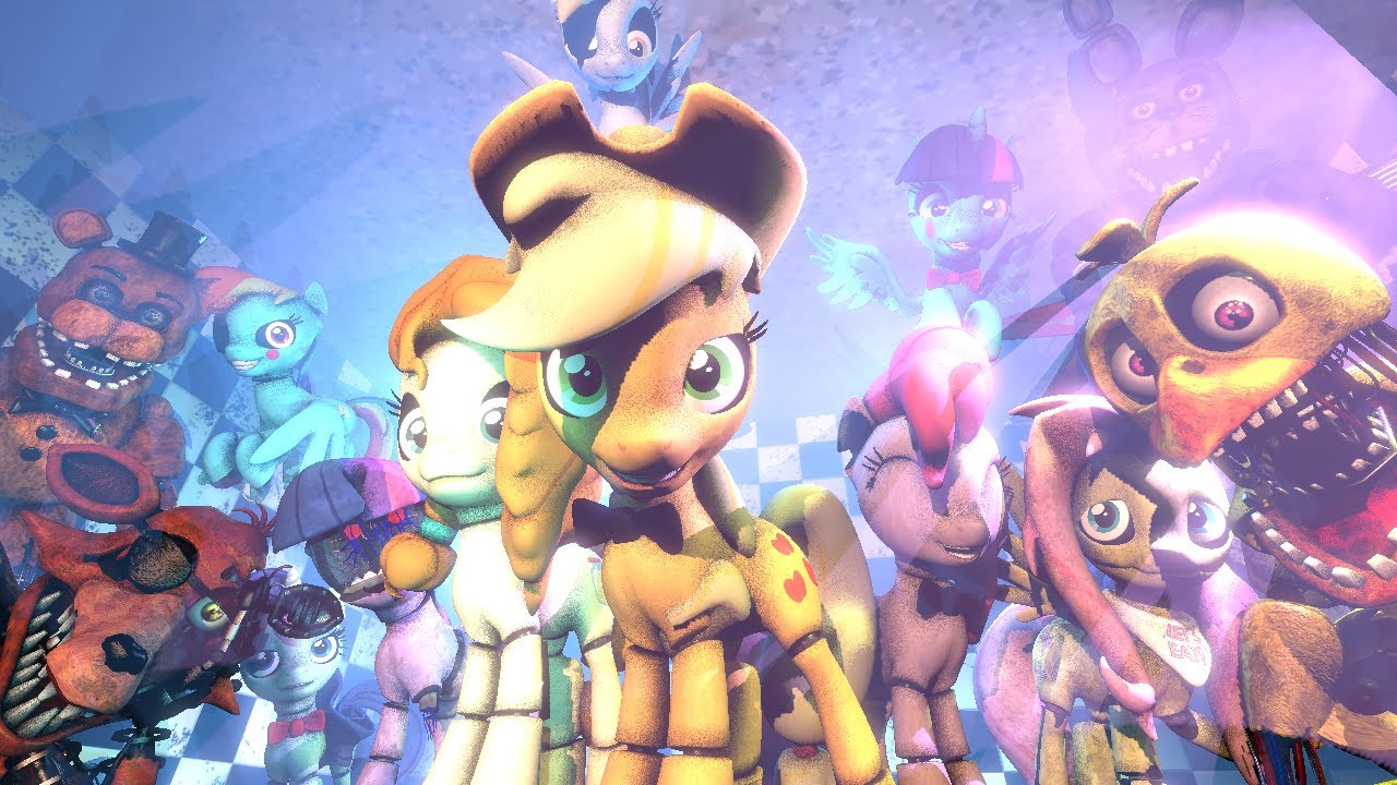 [MLP SFM] Five nights at Aj's 2 SONG  Music Box remix