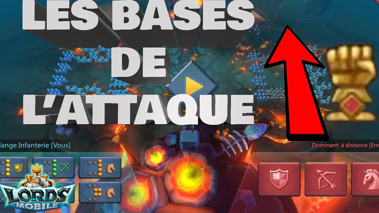 LES BASES DE L'ATTAQUE SUR LORDS MOBILE 2023 !