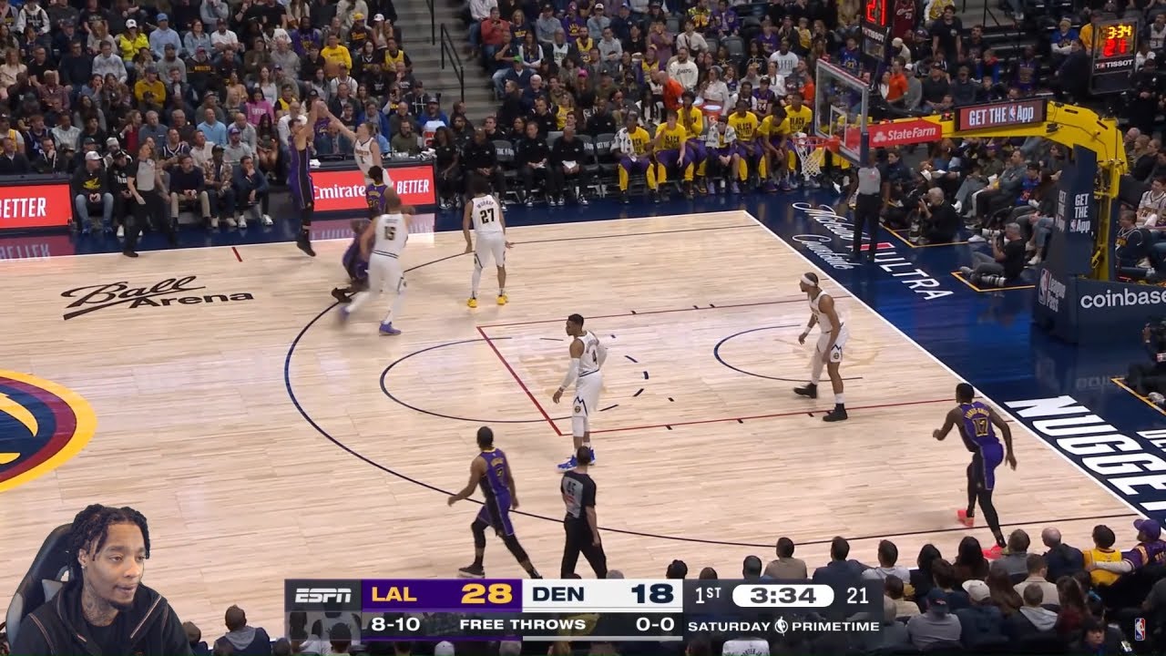 FlightReacts To LAKERS at NUGGETS | FULL GAME HIGHLIGHTS | February 22, 2025!