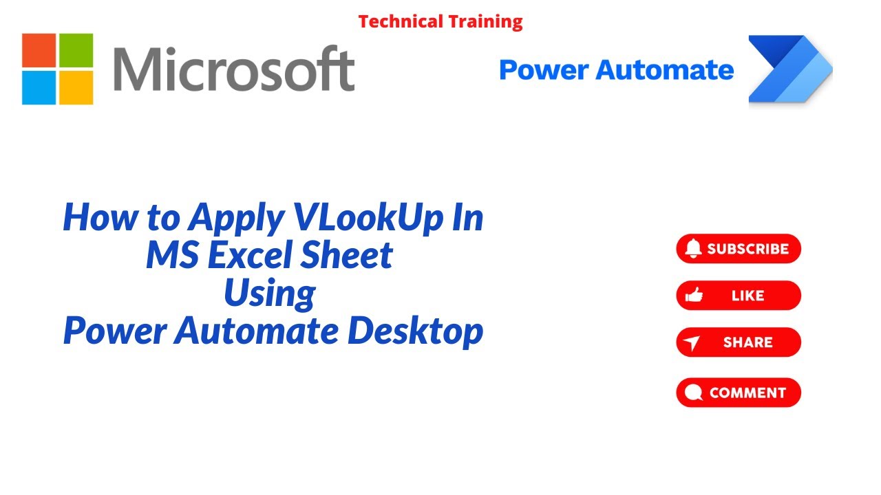Как применить функцию ВПР в Excel с помощью Power Automate Desktop