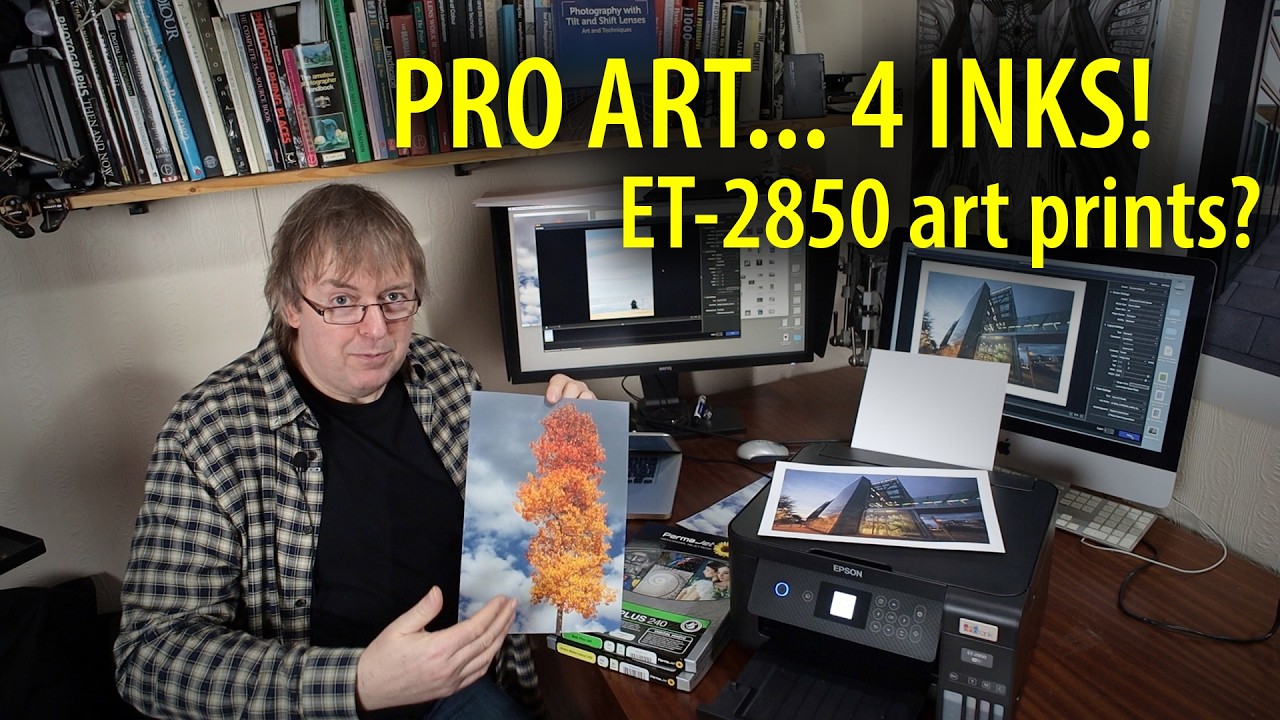 Making fine art prints on an Epson EcoTank ET-2850? - can art paper work well with just four inks?