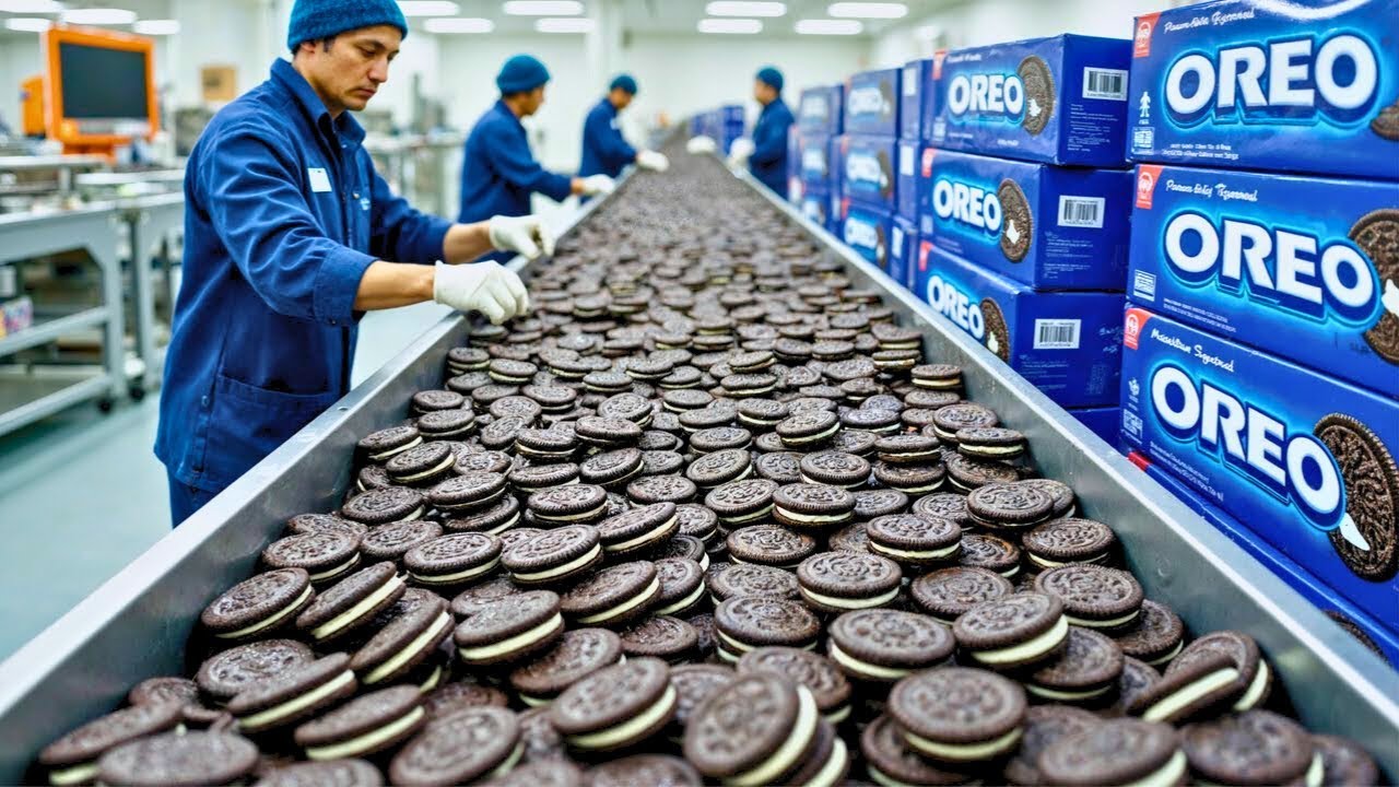 The Oreo Mega-Production Process 🍪 | How Factories Make Millions Daily