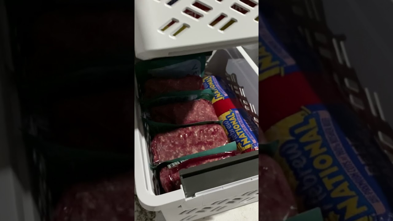 The best way to organize a chest freezer and rotate through food storage