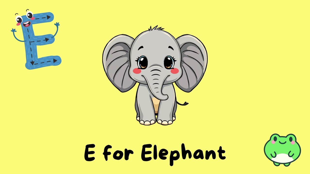 Freggo Teaches Letter E 🐸 | Educational Video for Preschool