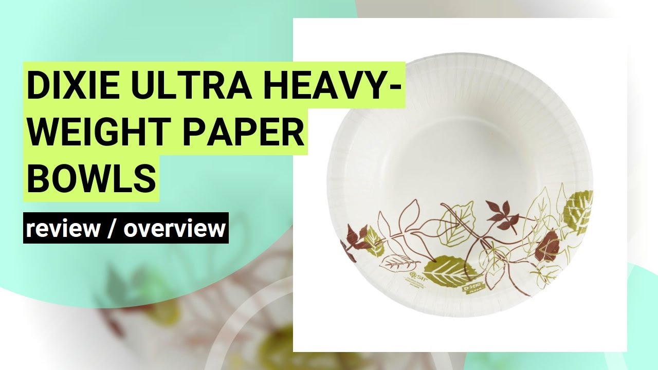 Review of Dixie Ultra Heavy-Weight 20 oz. Paper Bowls: Strength, Style, and Sustainability