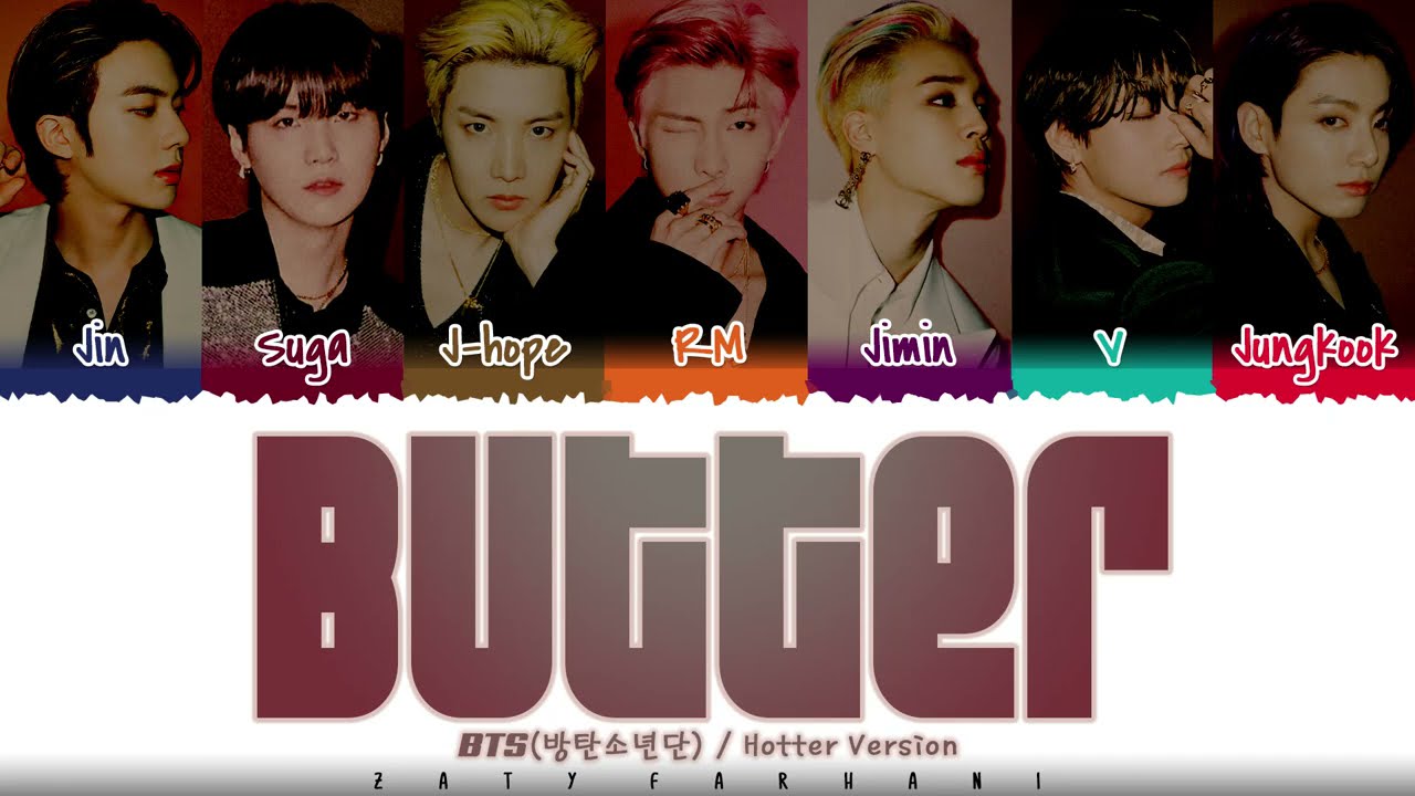 BTS - 'BUTTER' Remix (Hotter Version) Lyrics [Color Coded_Eng]