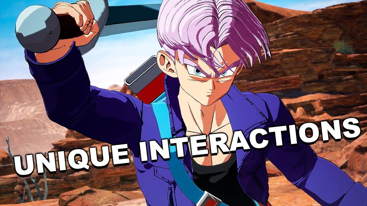 Dragon Ball Sparking Zero - Future Trunks Sword Unique Interactions (Special Quotes)