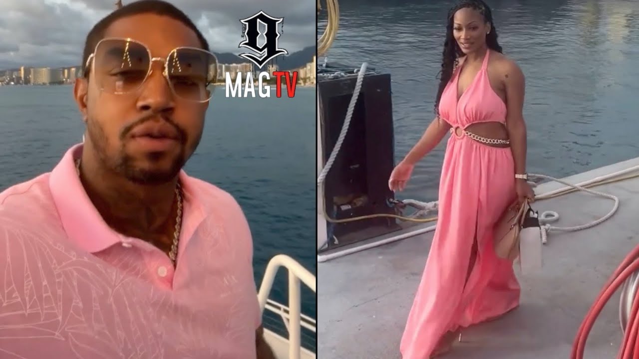 Scrappy & Erica Dixon Are Too Cute In Hawaiian Pink While Celebrating Her 39th B-Day! 👚