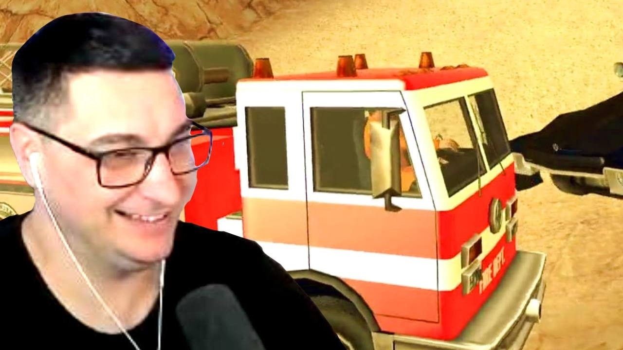 Угнал пожарку | Dimas.tv играет в Garry's Mod