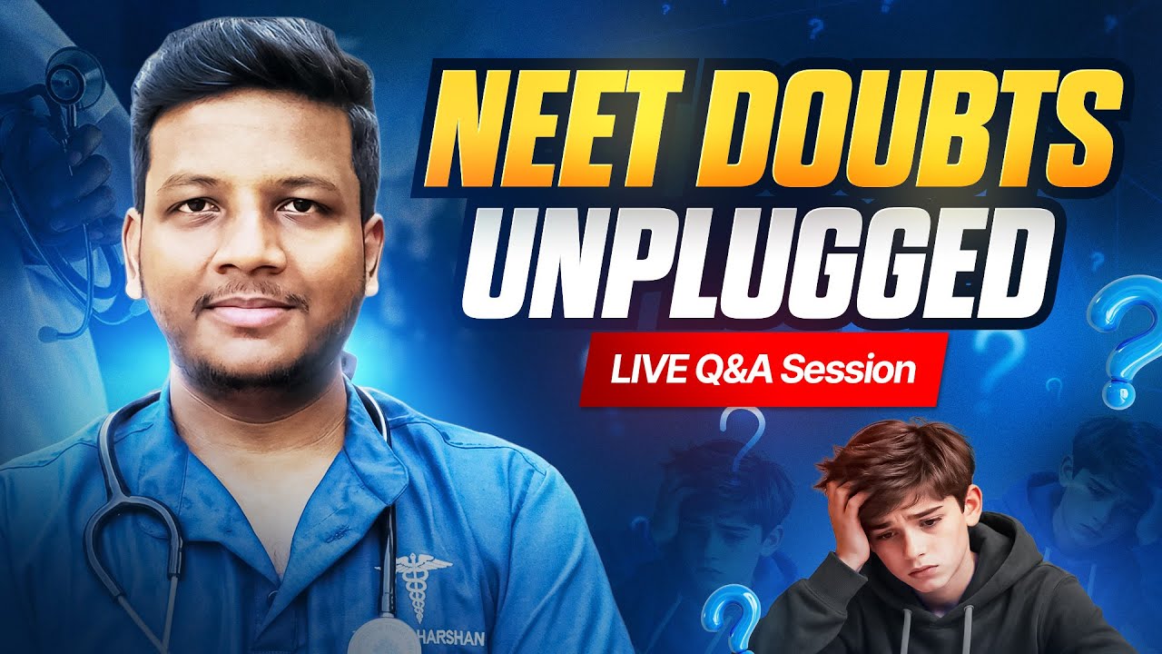 Your Doubt My Solutions #1 NEET 2026 Strategies by Dr. Sudharshan R-NST