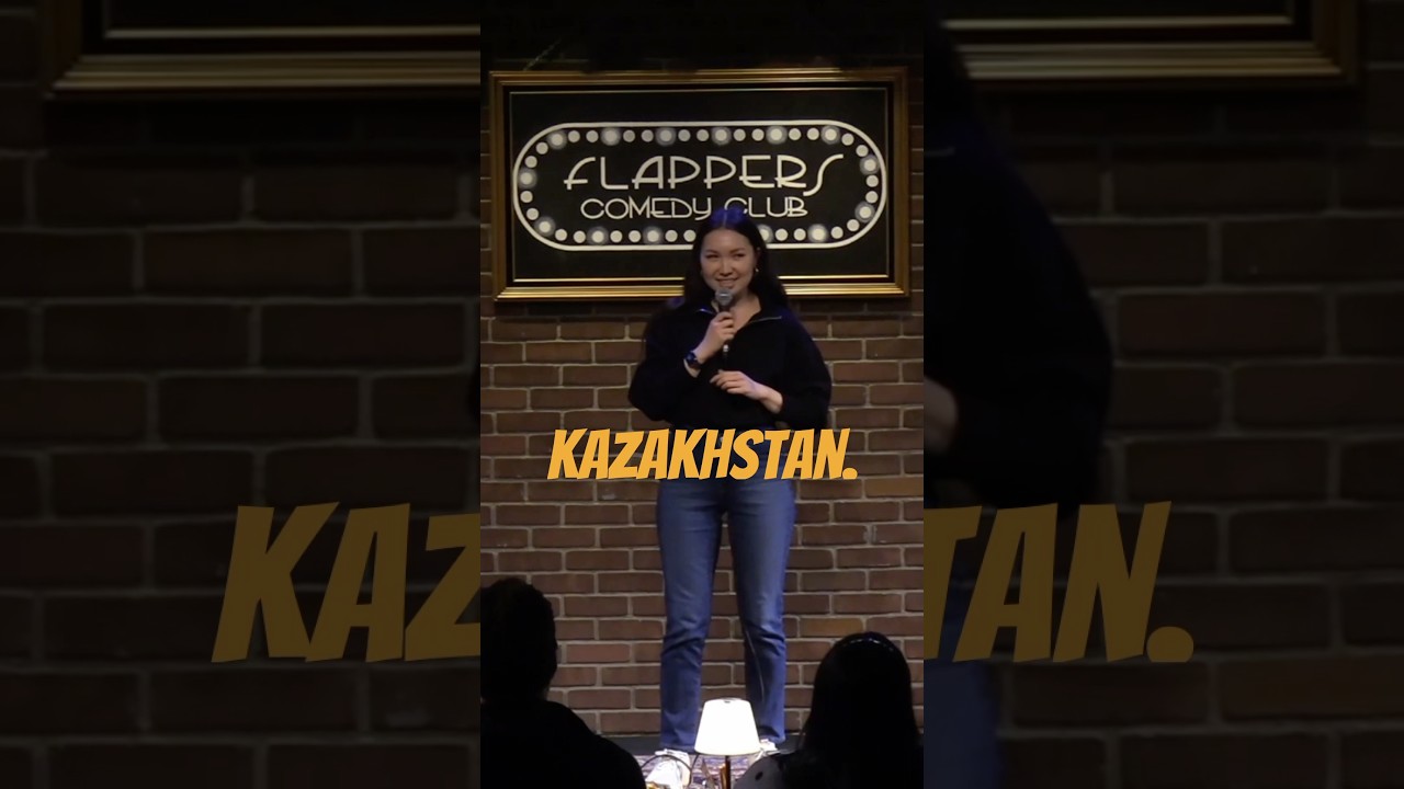 What&rsquo;s your favorite Borat scene? 🇰🇿 #standupcomedy #kazakhstan #borat #usa #femalecomedian