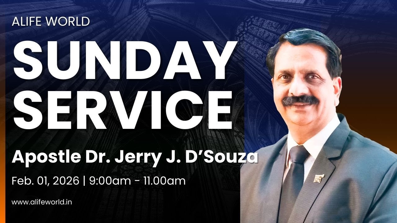 Apostle Dr. Jerry J. D'Souza | Feb. 01, 2026 | 🔴 Live CelebrateChurch