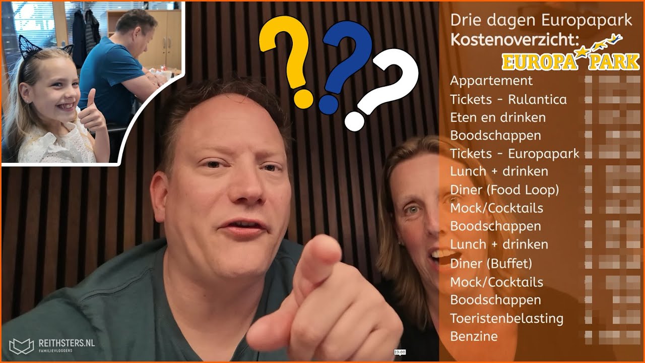 KOSTEN EUROPAPARK EN WIJ MAKEN ONZE LAATSTE LANGE RIT MET ONZE AUTO - VLOG #683