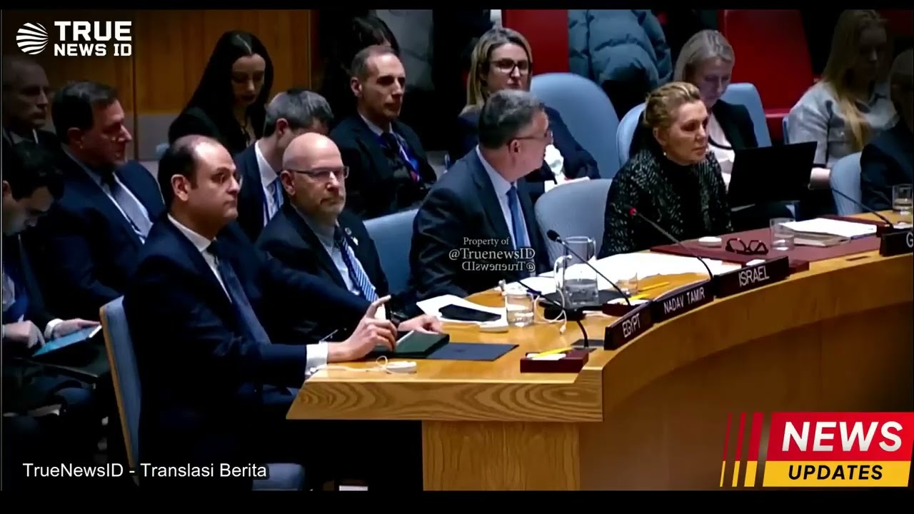 PIDATO PALING KERAS! Menlu Israel Tampar PBB Tanpa Ampun!