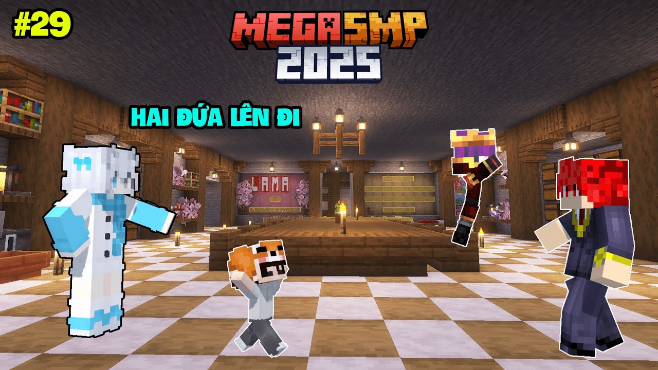 Lời Cảm Ơn “Hơi Độc Lạ” Của Làng LAMA Dành Cho Vanh || Minecraft Mega SMP 2025 Tập 29
