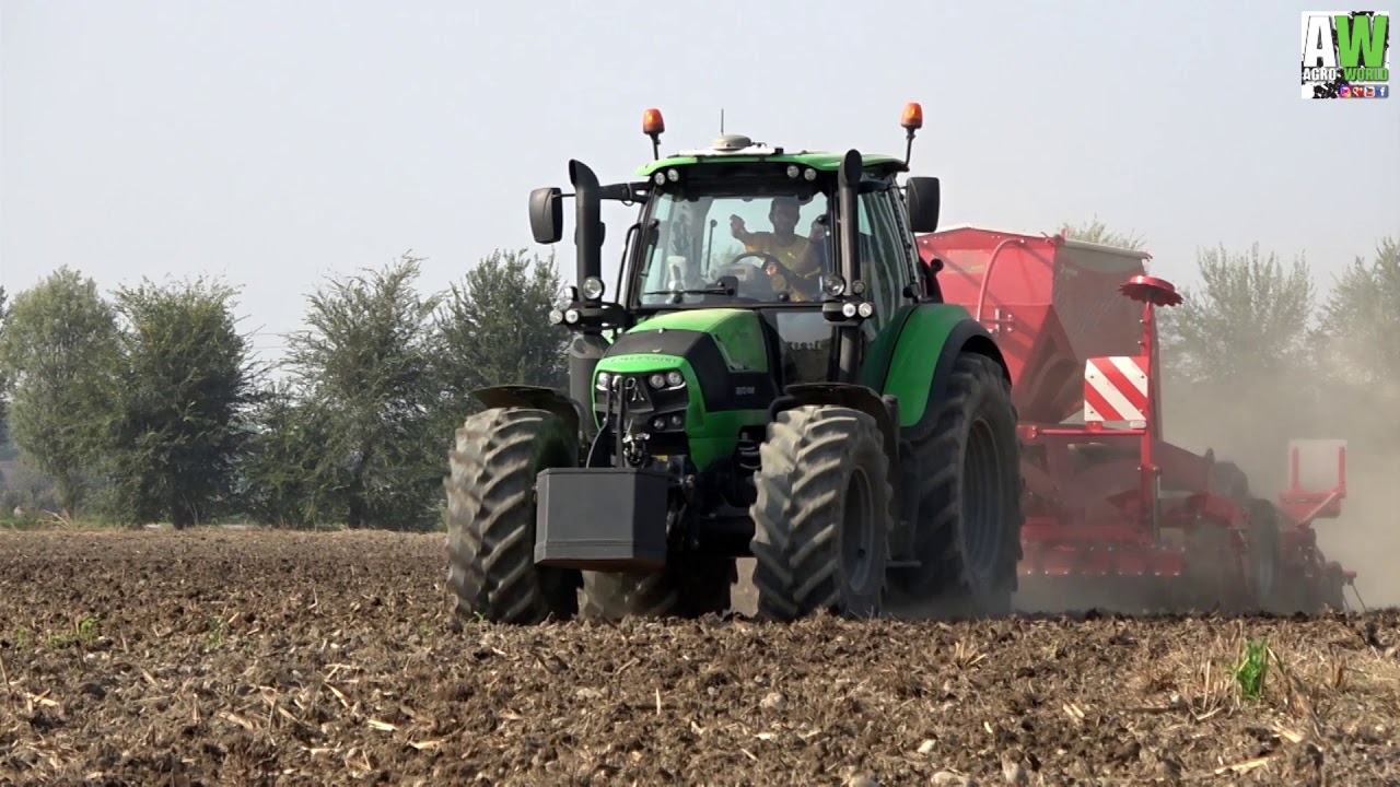Deutz-Fahr 6180 ttv - Kverneland U-drill 3 m