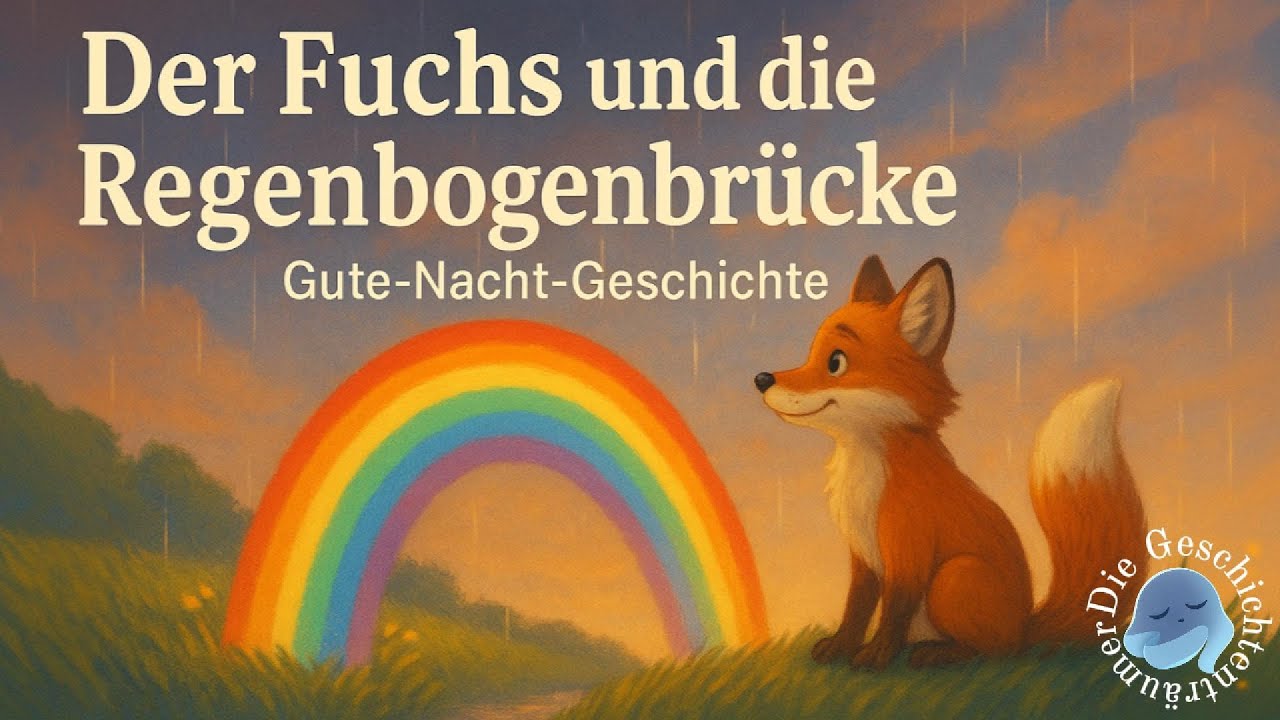 Der Fuchs und die Regenbogenbrücke – Gute Nacht Geschichte für Kinder