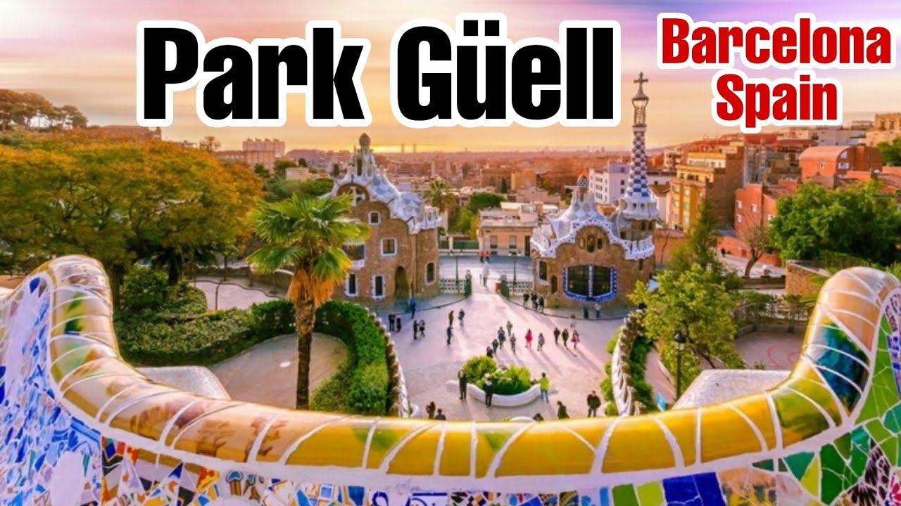 Why Park Guell is famous// Park Tour// Barcelona Spain