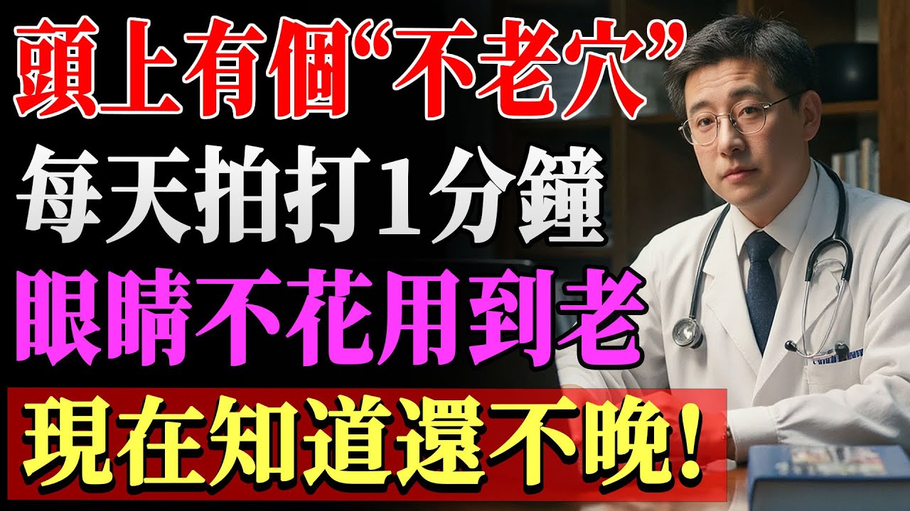 不老穴拍打養生法：每天1分鐘促進腦血流，讓眼睛明亮不花，白髮掉髮問題迎刃而解！