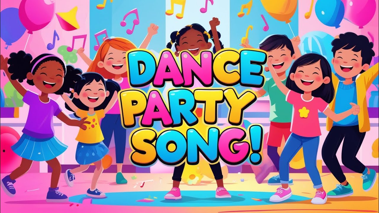 Dance Party Song | Fun & Energetic Kids Dance Music!