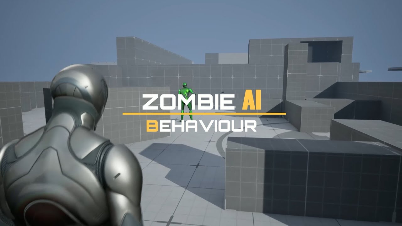 Zombie Ai Behaviour Preview UE5 / FAB (Support Multiplayer)