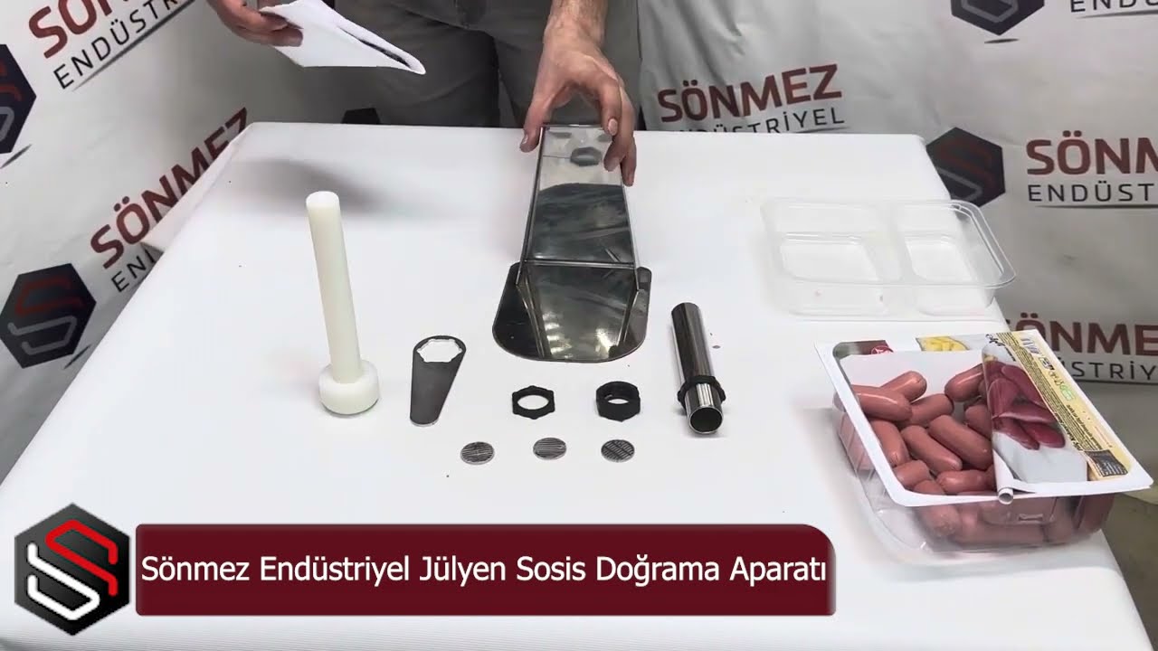 Sönmez Vakum Jülyen Sosis Doğrama Aparatı #sosisdoğrama #sosisdilimleme #kumru #sosis