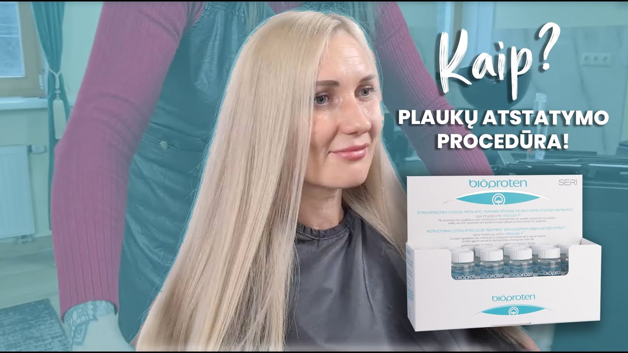 Plaukų atstatymo procedūra | Farcom Professional | Bioproten