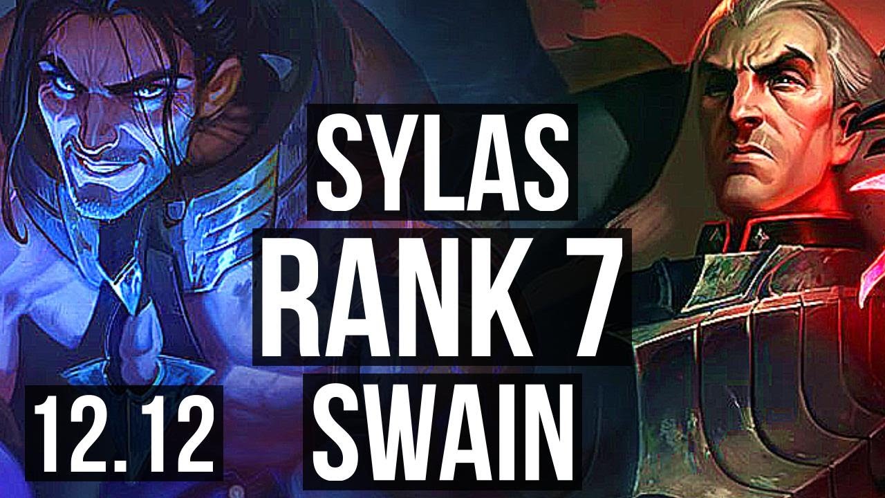 SYLAS vs SWAIN (MID) | Rank 3 Sylas, 8/0/3, Rank 7, Legendary | KR Challenger | 12.12